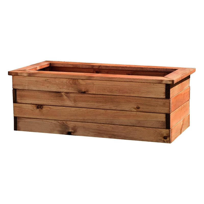 Handmade Wood Planter Box, 31.5cm H x 82cm W x 41cm D