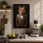 Dressed Fox Modern - Print-136726565-136726566