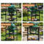 Table de gril pour grand gros œuf vert, structure de nid modulaire avec roue et crochet, support de cuisson extérieur pour barbecue familial, compatible avec les gros œufs verts de modèle M / L-133987945