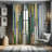 Millwood Pines Wooden Print Curtains, Brownish Rustic Art, Pair of 28"x84", Dark Sepia-988337724-988337714