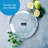 Couvercle en verre noir Bk, 12 po, transparent