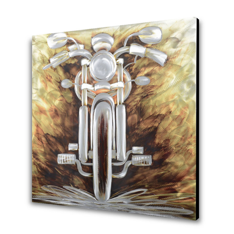 Décoration murale motocyclette de vitrine