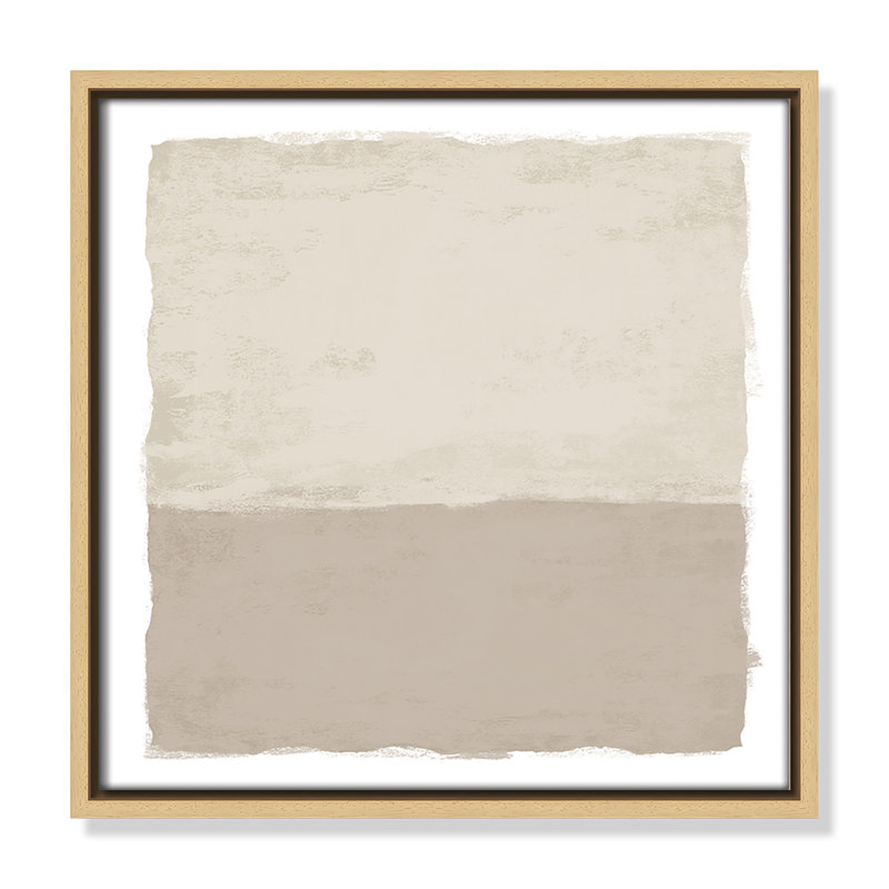 «Silent Sands II» par Natalie Carpentieri, Naturel, H 13,5 po x l 13,5 po