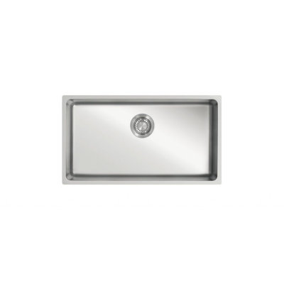 Ukinox 440mm W Single Bowl Stainless Steel Kitchen Sink