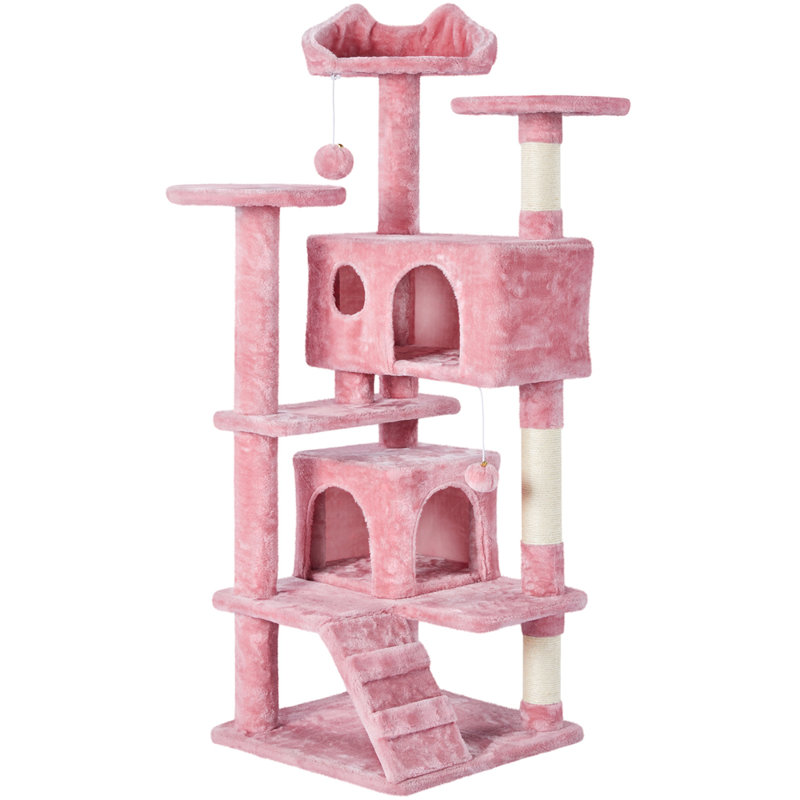 Multilevel  Cat Tree, Pink