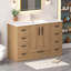 Meuble-lavabo 48 po avec portes à fermeture douce et rangement à neuf tiroirs-1828647116