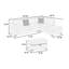 Canapé modulaire réversible en velours côtelé chocolat-121051997