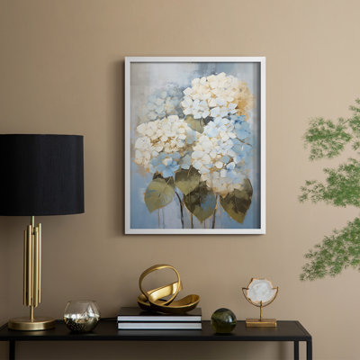 Série FLORAL Cxxvi - reproduction encadrée de qualité supérieure - prête à être accrochée - aucun clou requis