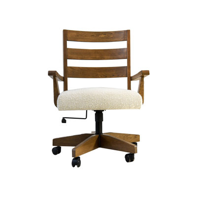 Fauteuil de jeu en chêne massif Colonial