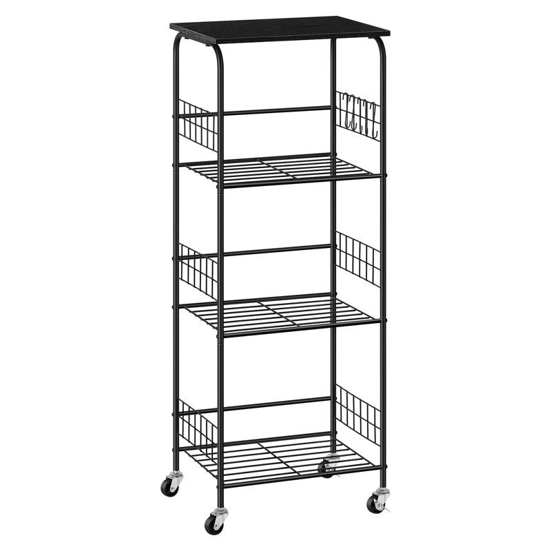 Four - Tier Round Tube Wire Storage Rack