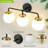 Karlei Dimmable Vanity Light with Hand Blown Glass Globe Shade-1682827075-1682869784-1681131592
