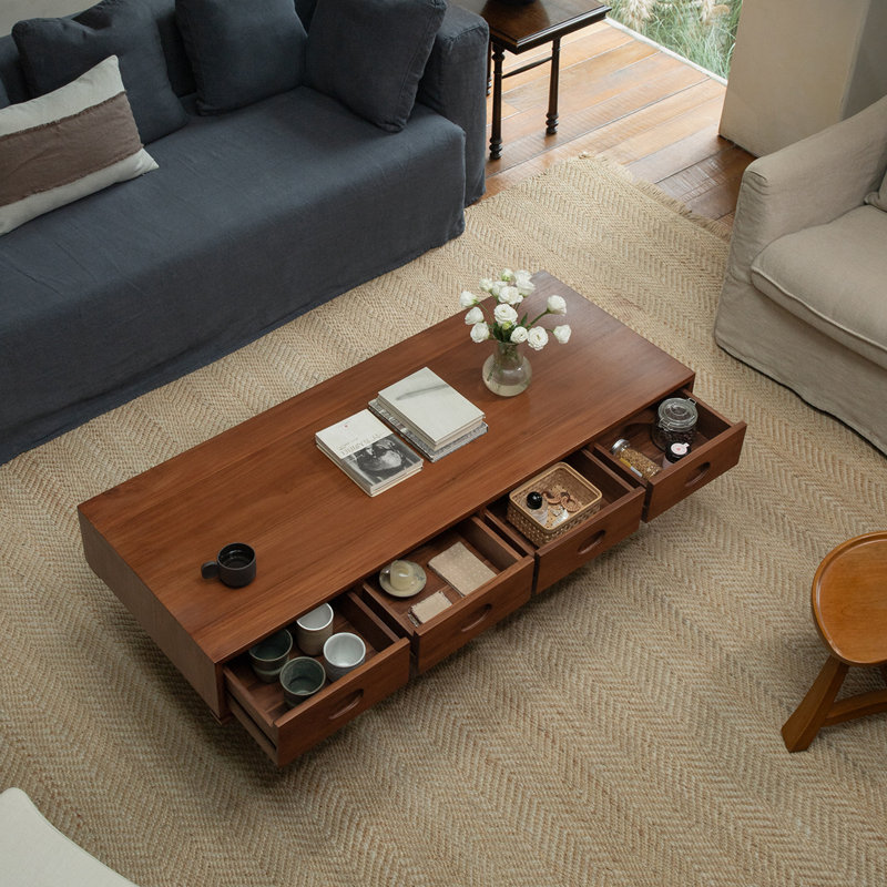 Table basse moderne de style rétro