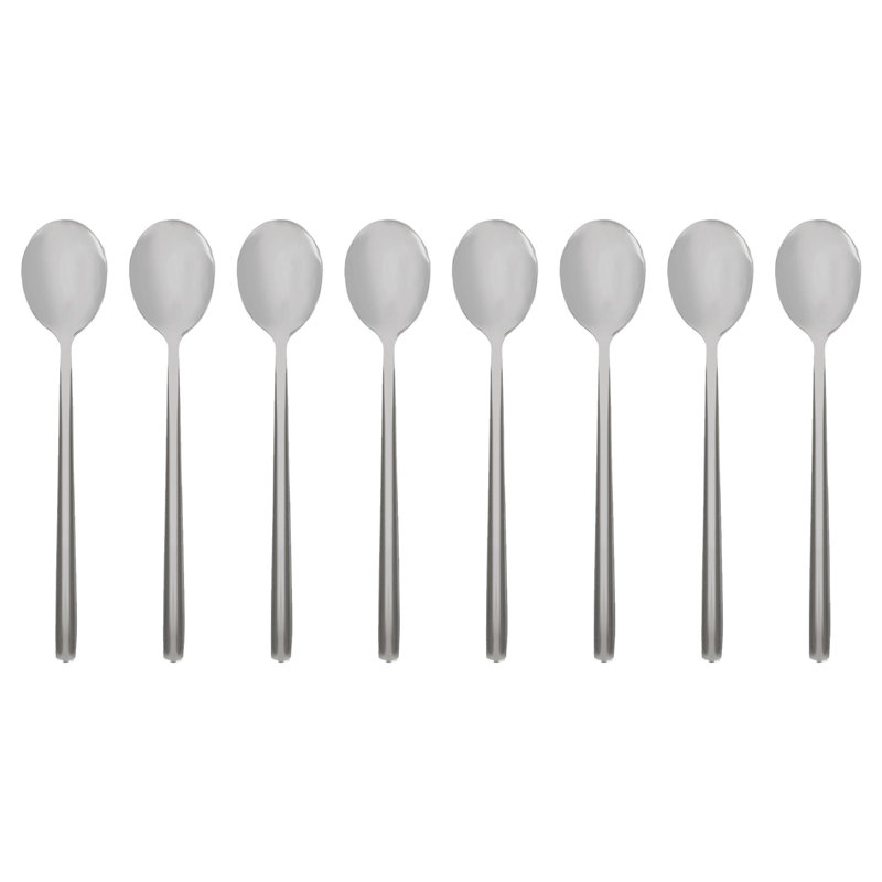 Argon Tableware Stainless Steel Teaspoons, Silver