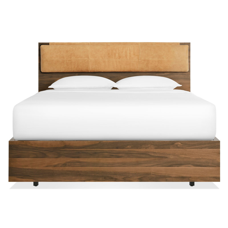 Homecoming Outdoor Bed, King, Camel Genuine Leather