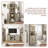 Triangular 68" Corner Kitchen Pantry-879307330