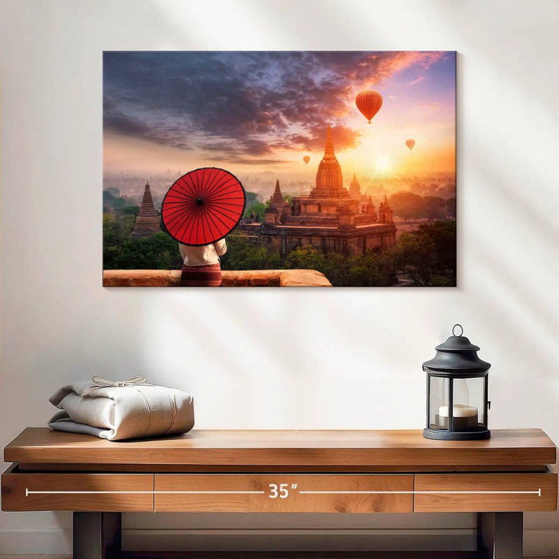 Lilie Bagan Balloon Season, 16" H x 24" W