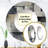 Roxsanne Architectural Concrete Wall Illusion - Brick  Mirror, Modern Decorative Wall Mirror, Printed Metal Art-903439495-929325103