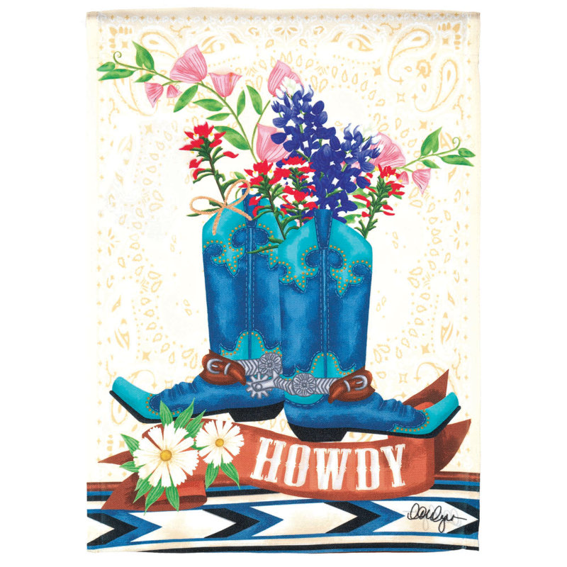 Charels Double Sided 42'' H x 29'' W Polyester Garden Flag