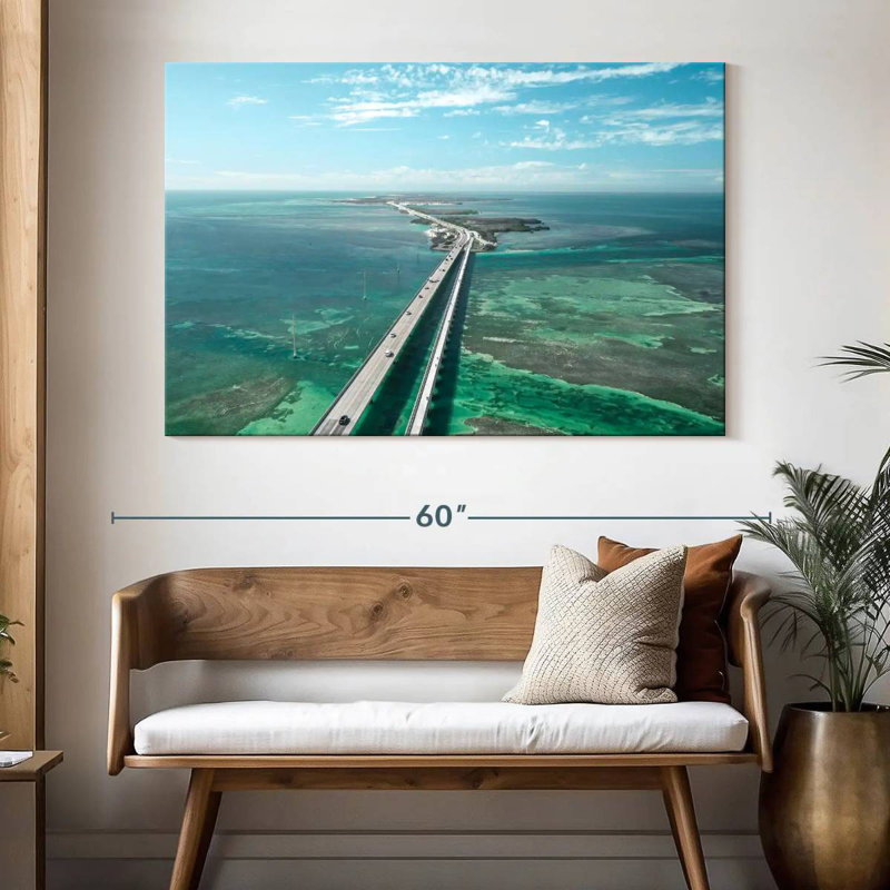 Lilie Wonderful Seven Mile Bridge, H 34 po x l 51 po