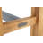 Truss Solid Wood/Wicker Outdoor Bench