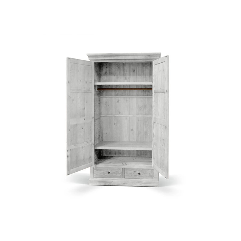 Armoire Dashya, Blanc brillant