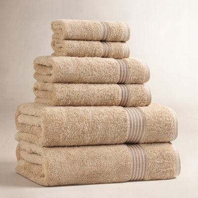 Oleg 6-Piece Egyptian Cotton Towel Set