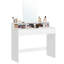 Bureau de coiffeuse VASAGLE avec grand miroir, coiffeuse avec 2 tiroirs et 3 compartiments, coiffeuse de maquillage, bureau de maquillage, moderne