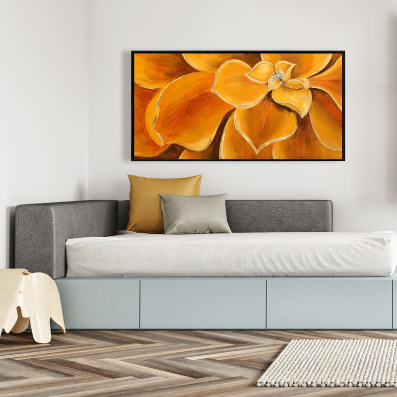 " Orange Flower Closeup "