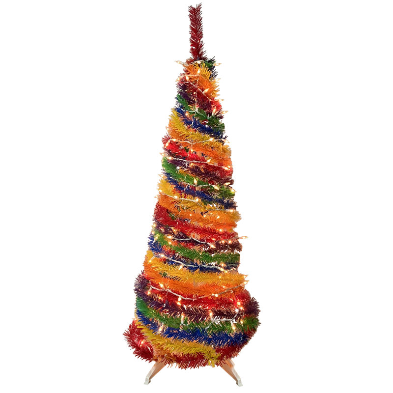 Arbre de Noël artificiel éclairé 4 pi avec lumières claires