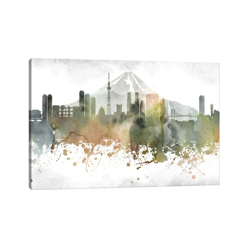 Horizon de Tokyo, H 18 po x l 26 po x P 1,5 po