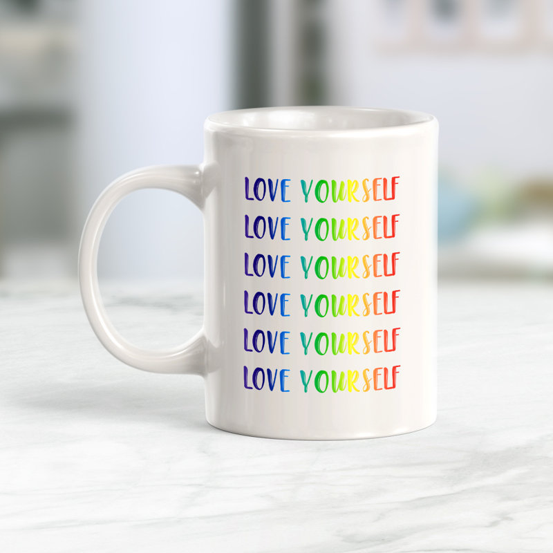 Tasse à café « Love What you do », 11 oz, Plastique, Love Yourself