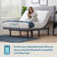 Lit réglable Lucid Comfort avec matelas en mousse viscoélastique 10 "-46501349