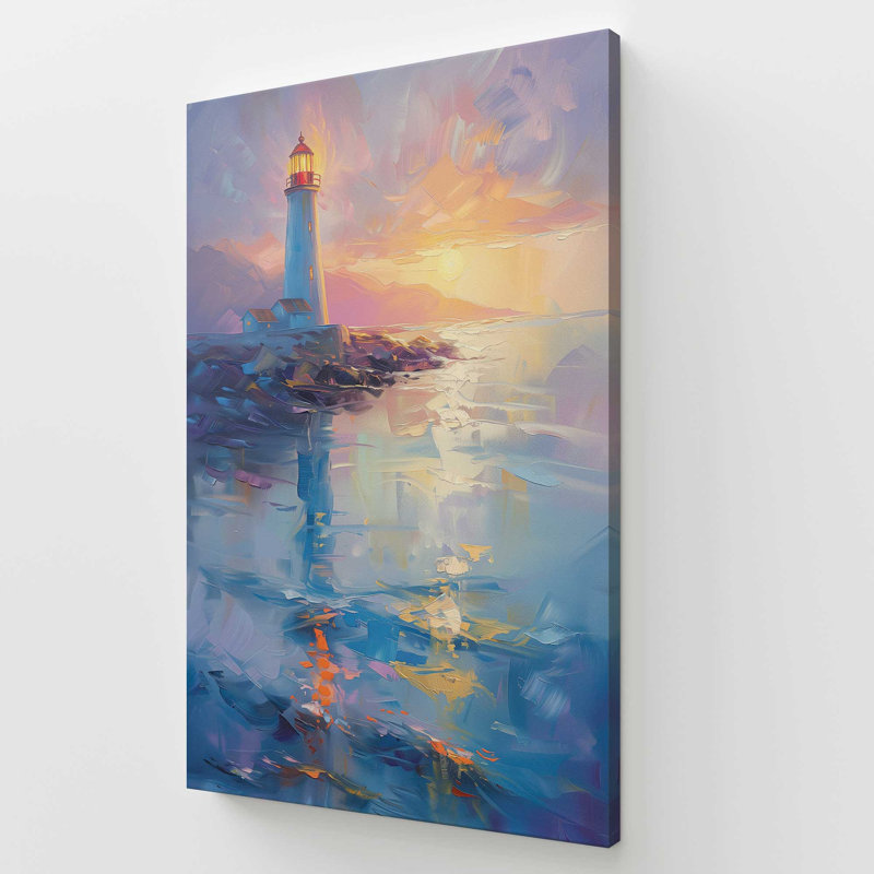 «Sunset Sail v2», grande impression sur toile, H 54 po x l 36 po
