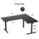Kodee  63'' L Standing Desk Shaped Height Adjustable Desk with Headphone Hook for Home Office, 4-in 1 Electrical Outlet Included,Desk With Memory Controller，Easy to Assemble