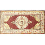 Size 4 X 6 One-of-a-Kind 3'9" X 6'9" 1960s Wool Area Rug in