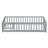 Twin Size Solid Wood Floor Bed for Toddler Bed Transition With Fence And Door Included-670154463