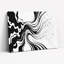 Motif de vagues abstraites en noir et blanc, impression sur toile tendue sur toile, ensemble de 1-963790121