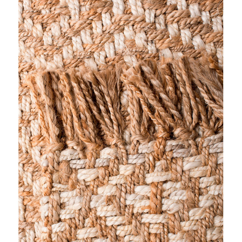 Tapis en jute tissé à la main, 2,9 x 4,9 pieds | Jute 100% naturel, sans velours | Facile à nettoyer avec l'aspirateur | Idéal pour la décoration de salon et de chambre à coucher | Durable et écologique | Parfait pour les endroits très passants