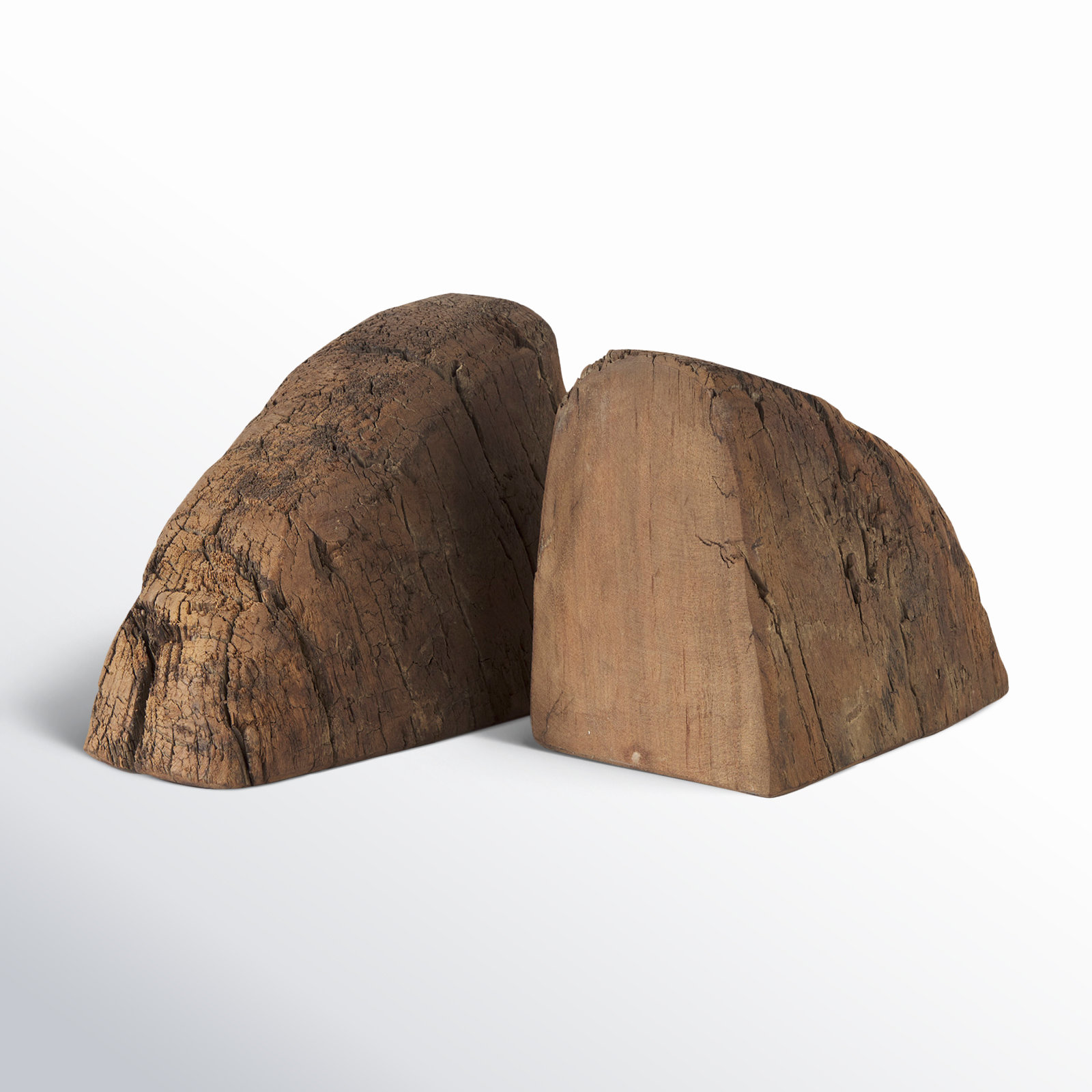 Chance Reclaimed Wood Office Bookends