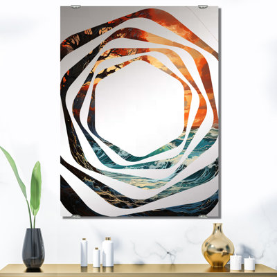 Haisten - Abstract Landscapes Mirror Wall Decor MIR139385