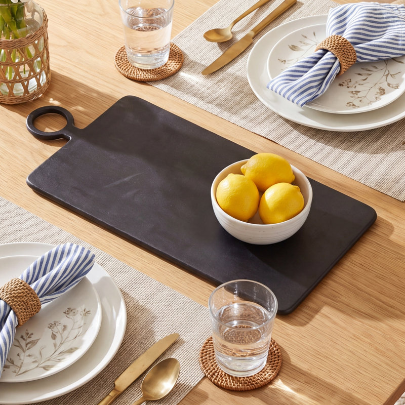 Birch Lane™ Ridley Wood Cheese Board, 0.5" H x 32.25" W x 15.75" L