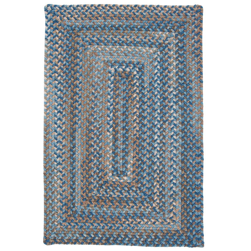 Tapis réversible Alamanno - lagune, Rectangle 2 pi x 3 pi