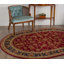 Tapis oriental rouge / bleu marine Clarence-20963736