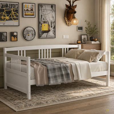Modern Solid Wood Daybed, Multifunctional,