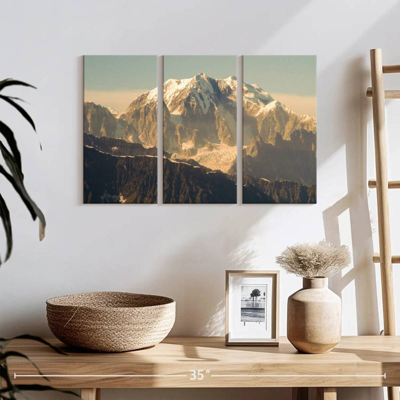 Alvord, neige, montagne, Denali, H 20 po x l 33 po