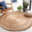 Cansel Natural Fiber Flat Weave Jute Solid Color Rug-80768110