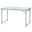 Table de camping pliante en aluminium