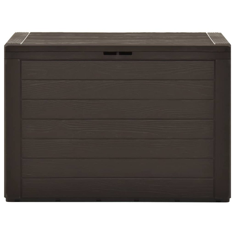 Patio Storage Box, 200 qts, Brown
