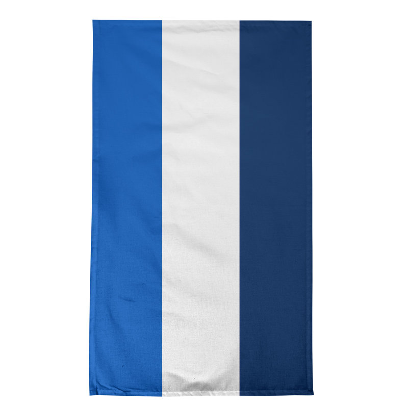 Serviette de thé basket Dallas, Bleu royal / blanc / bleu marine, Coton
