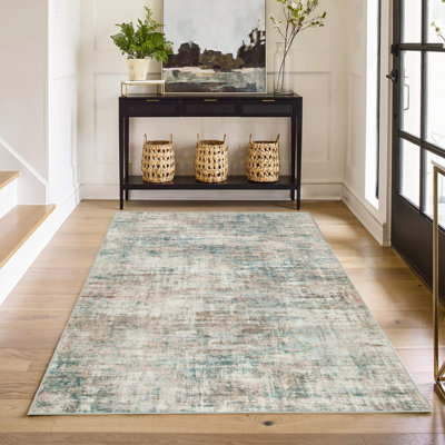 Abstract Machine-Washed Super-Soft Area Carpet